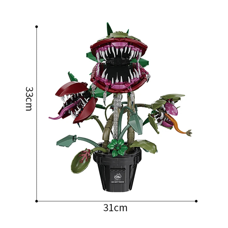 Carnivorous Plant Building Block Set – Horror Monster Display Model