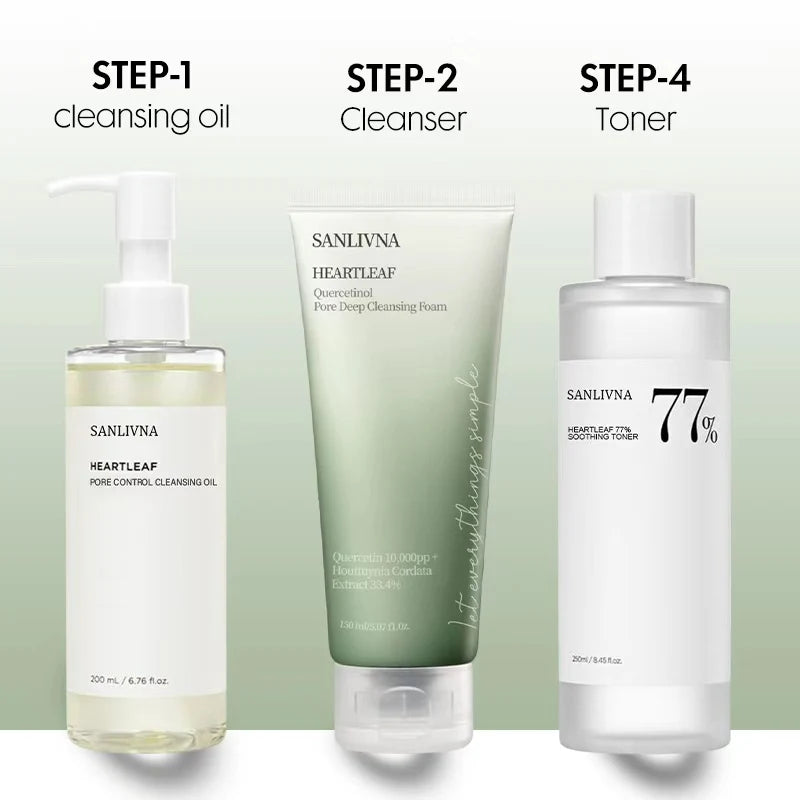 ORFAOM Korean Heartleaf Calming Facial Cleanser Set – SALIVINA