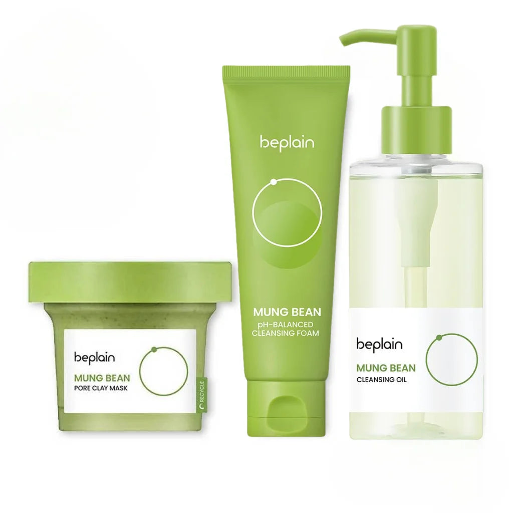 ORFAOM Korean Green Bean Cleansing & Care Set