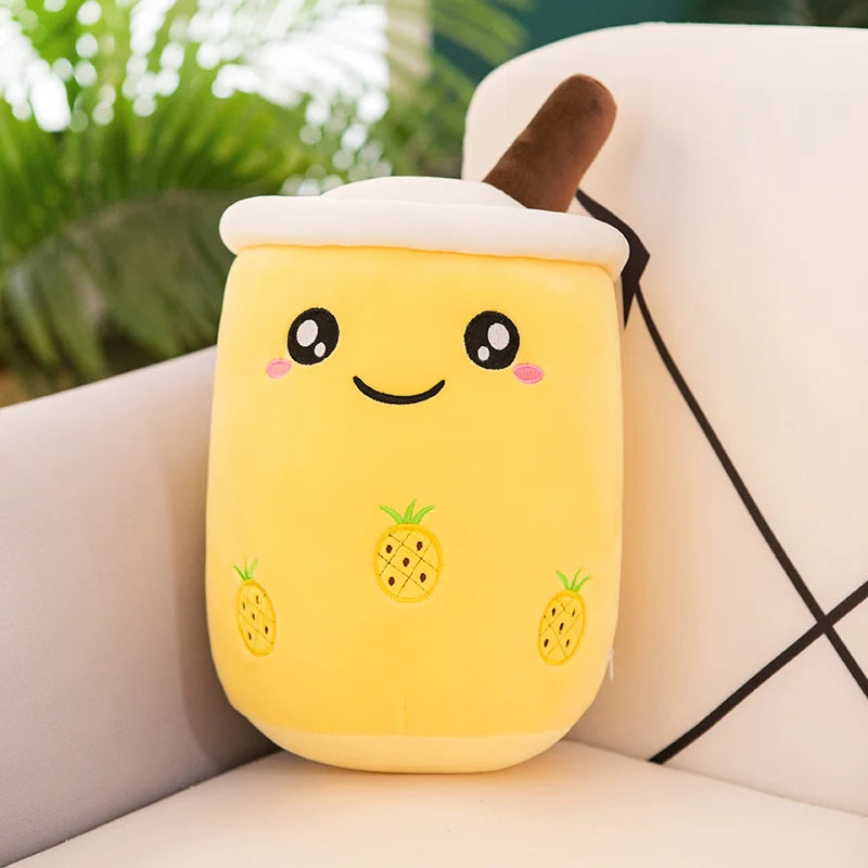 Giant Bubble Tea Plush Toy – Cute Boba Pillow