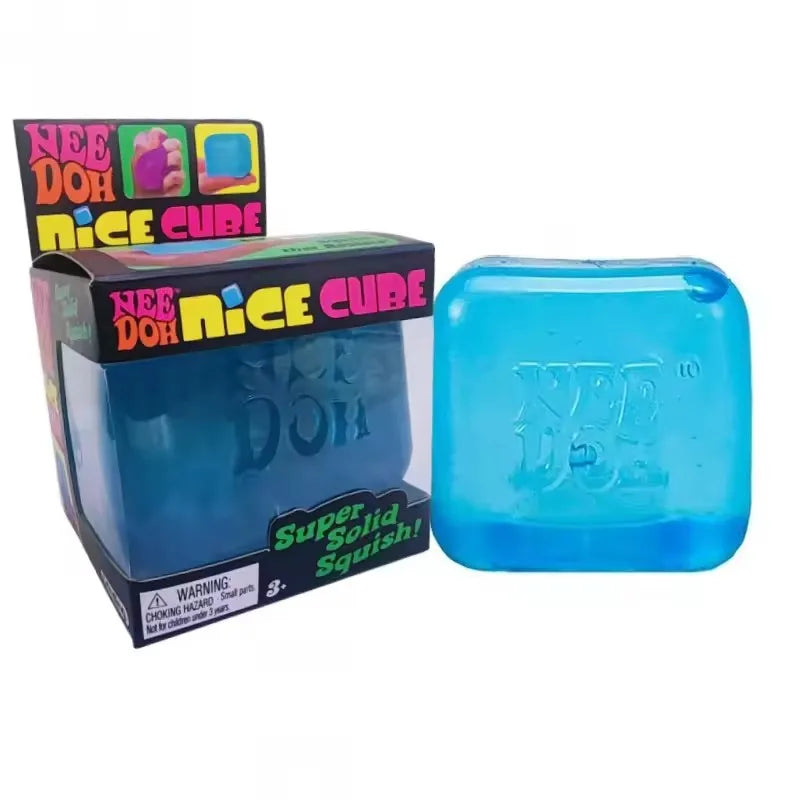 NeeDoh Jellyfish & Cube Squishy Set – Colorful Stress Relief Fidget Toy