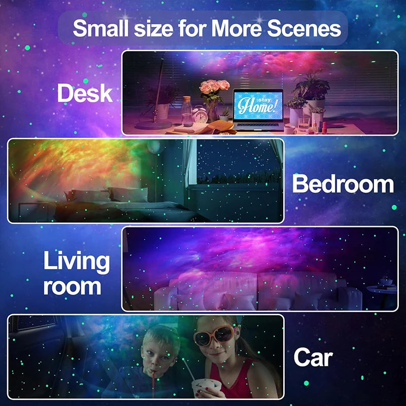 Galaxy Astronaut Star Projector – LED Night Light with Remote Control