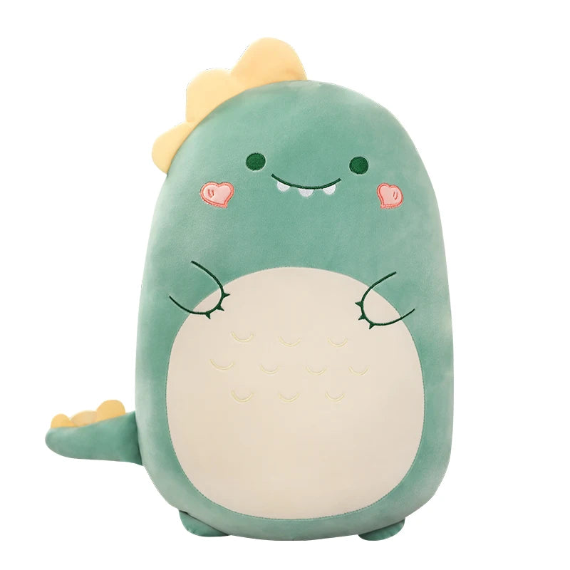 Kawaii Animal Plush Pillow – Giant Soft Dinosaur, Bunny & Hamster Stuffed Toy