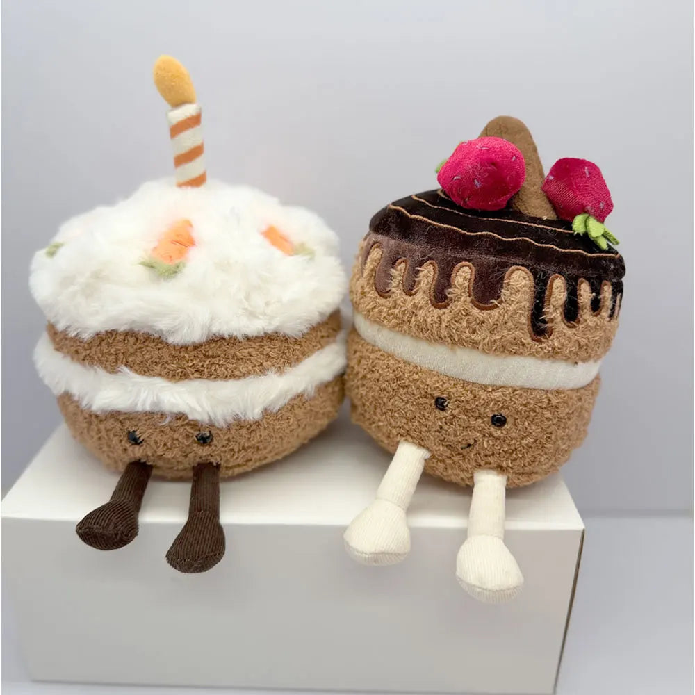 Cute Cake Plush Toy – Soft Dessert Stuffed Animal