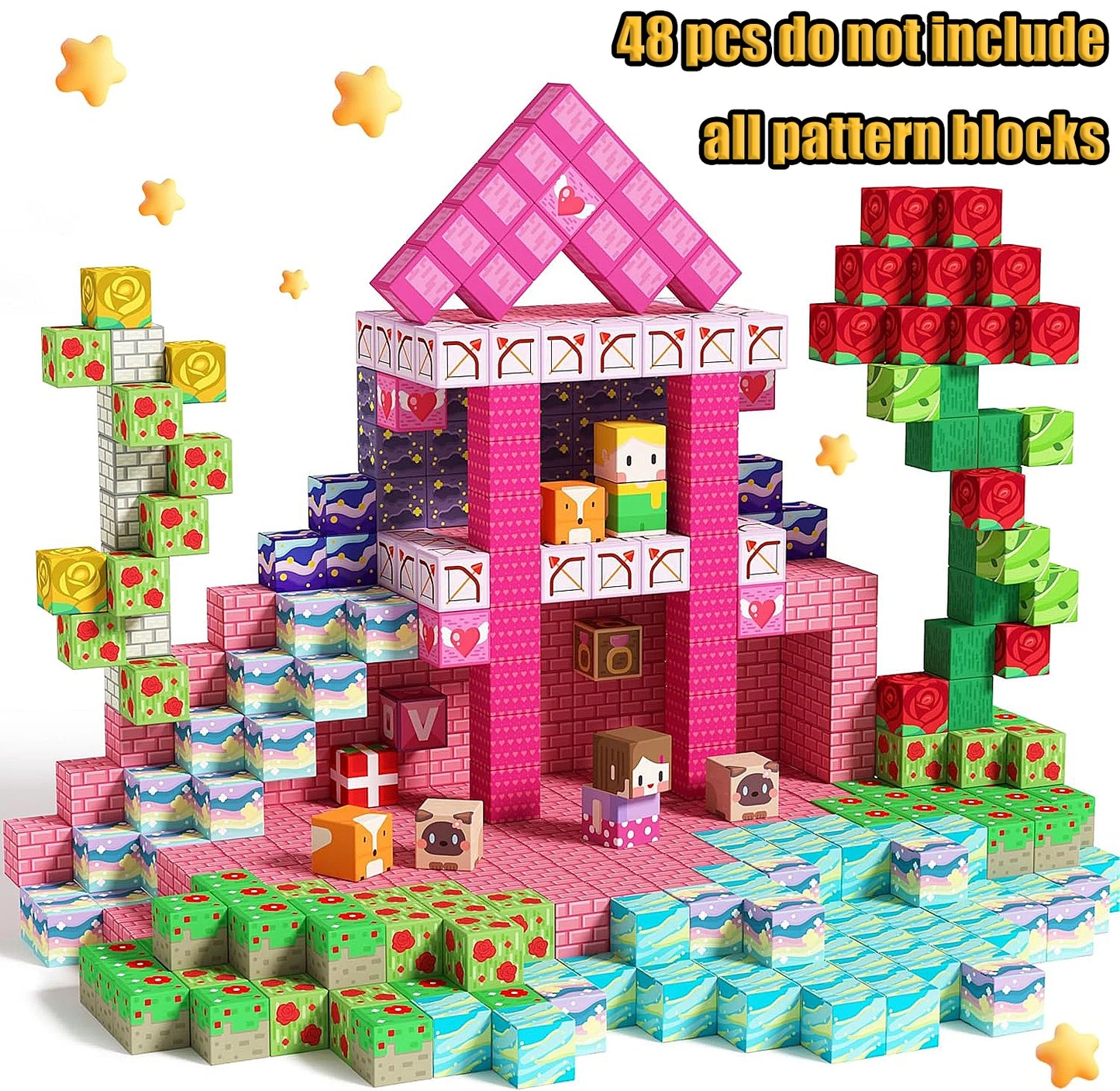 Minecraft Creative World Magnetic Building Blocks Set