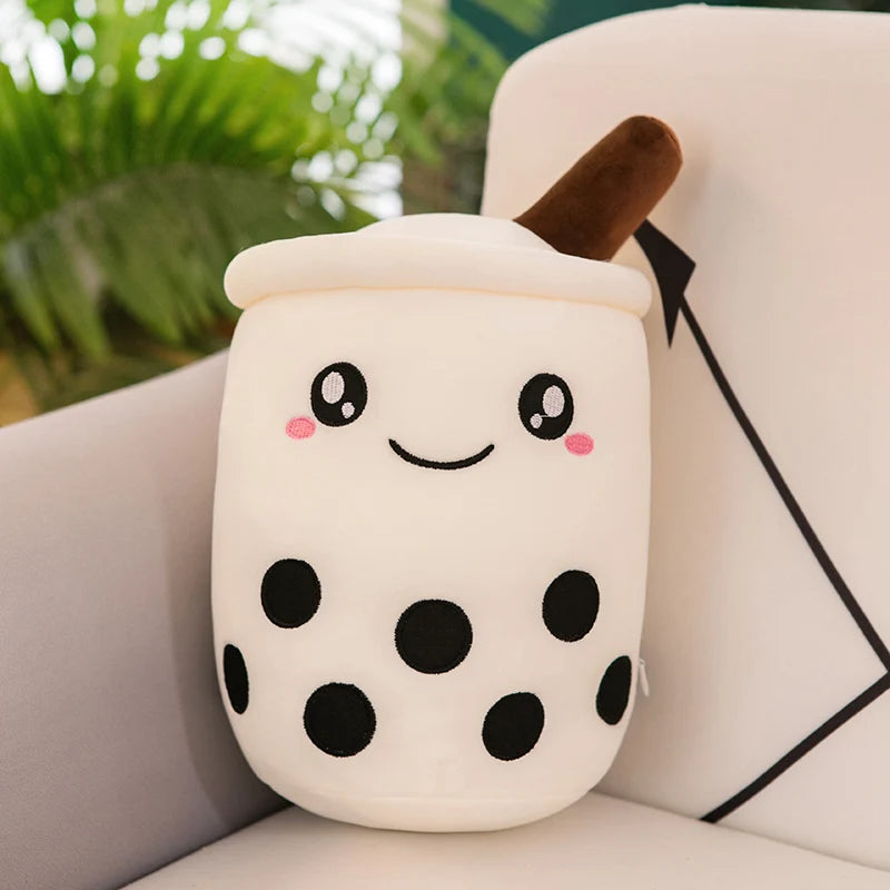 Giant Bubble Tea Plush Toy – Cute Boba Pillow