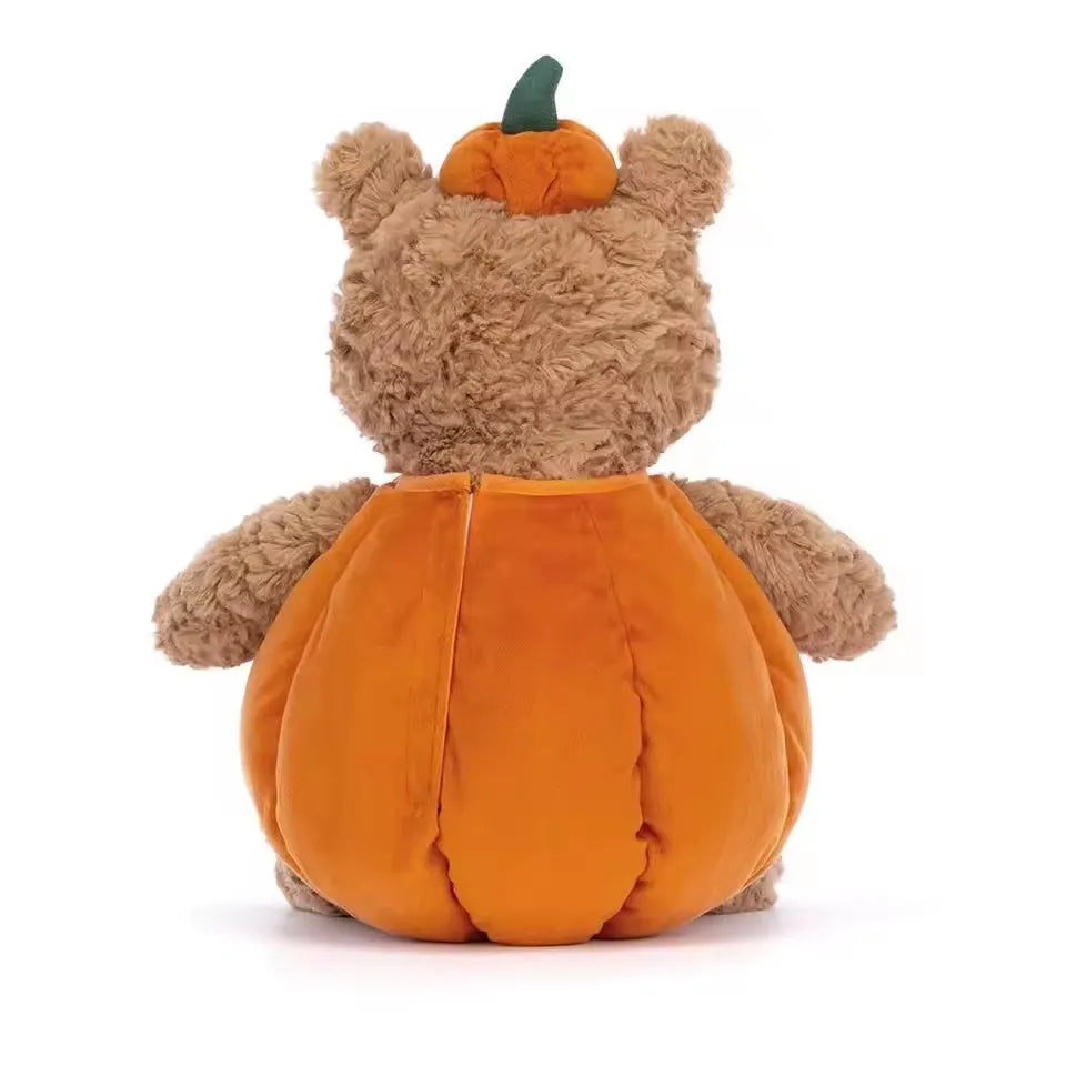 Cute Teddy Bear Plush Toy in Bunny Robe – Soft Stuffed Animal Gift
