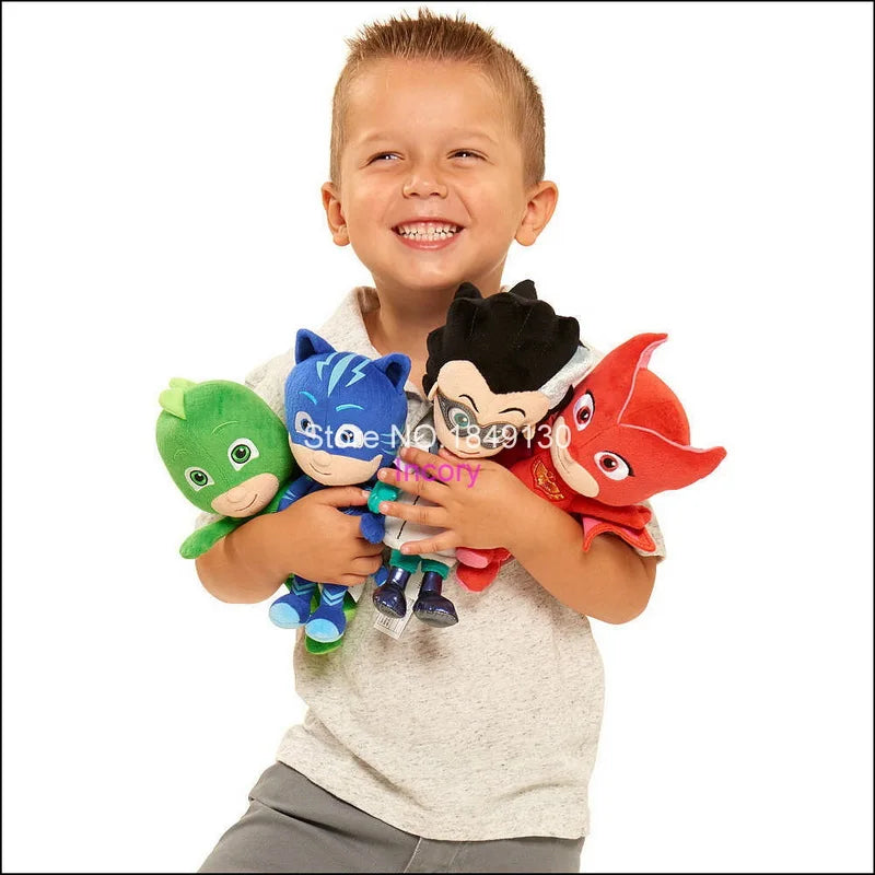 PJ Masks Plush Toy – Soft Catboy, Owlette, Gekko & Night Ninja Stuffed Doll