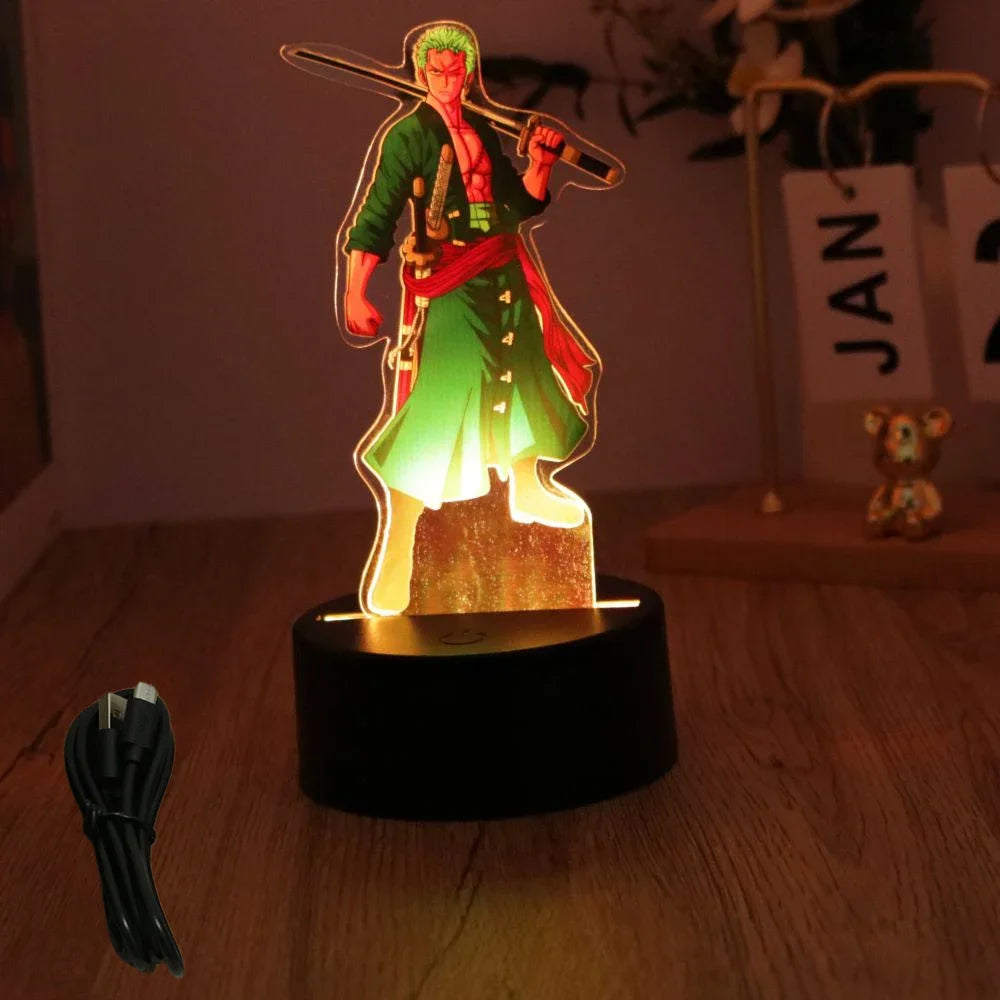 One Piece 3D LED Anime Night Light