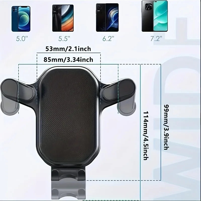 Universal Car Air Vent Phone Holder – 360° Adjustable Smartphone Mount
