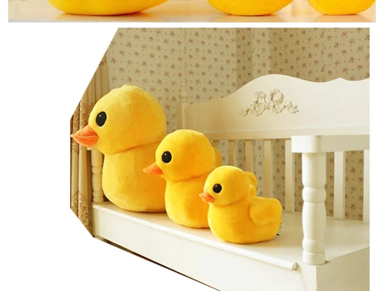 Giant Yellow Duck Plush Pillow – Soft Cuddly Duck Toy