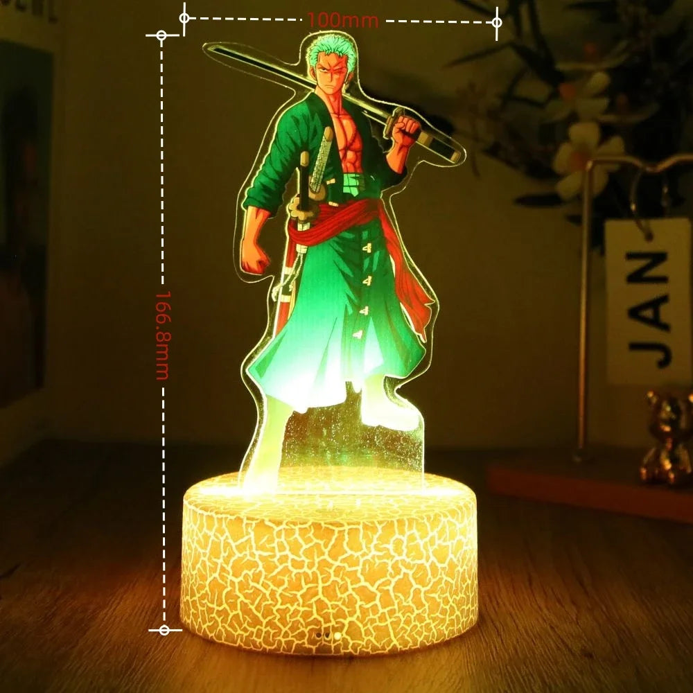 One Piece 3D LED Anime Night Light