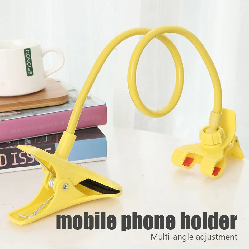 Flexible Gooseneck Phone Holder – Adjustable Desk & Bed Mount