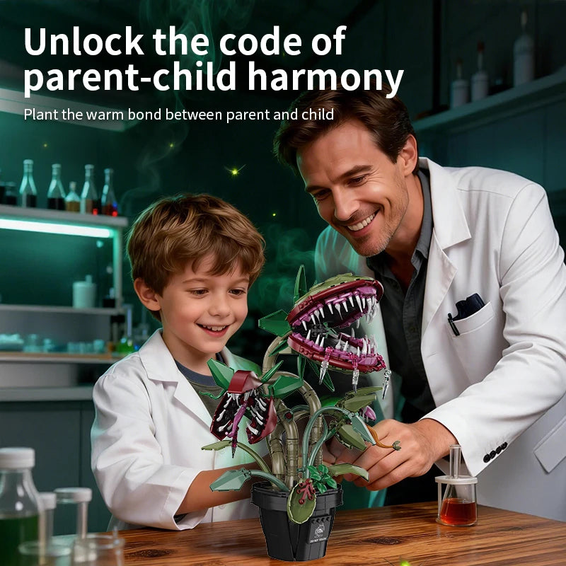 Carnivorous Plant Building Block Set – Horror Monster Display Model