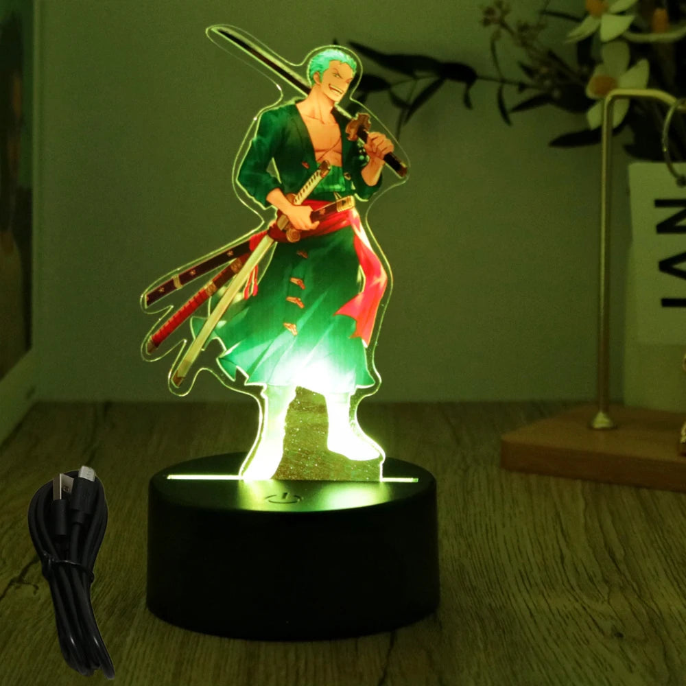 One Piece 3D LED Anime Night Light