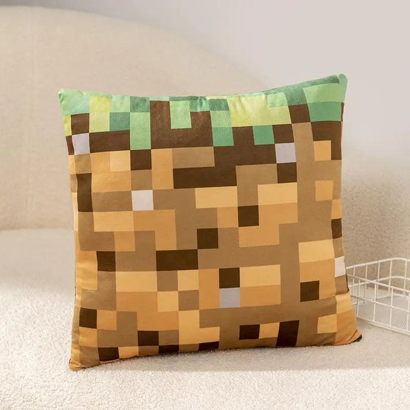 Minecraft TNT Plush Pillow – Soft Cube Cushion