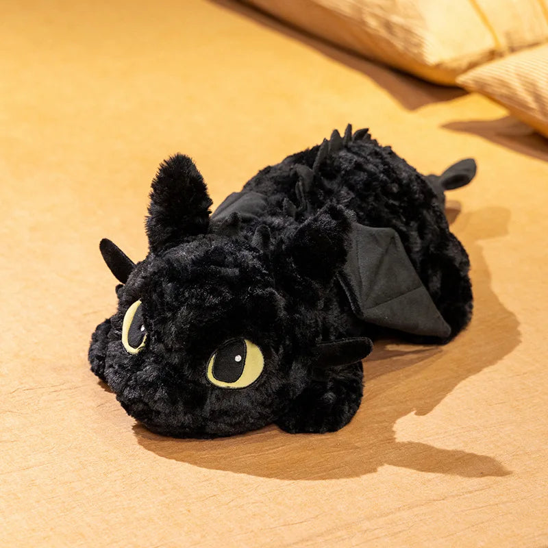 Dragon Plush Toy – Cute Toothless Inspired Soft Dragon Pillow