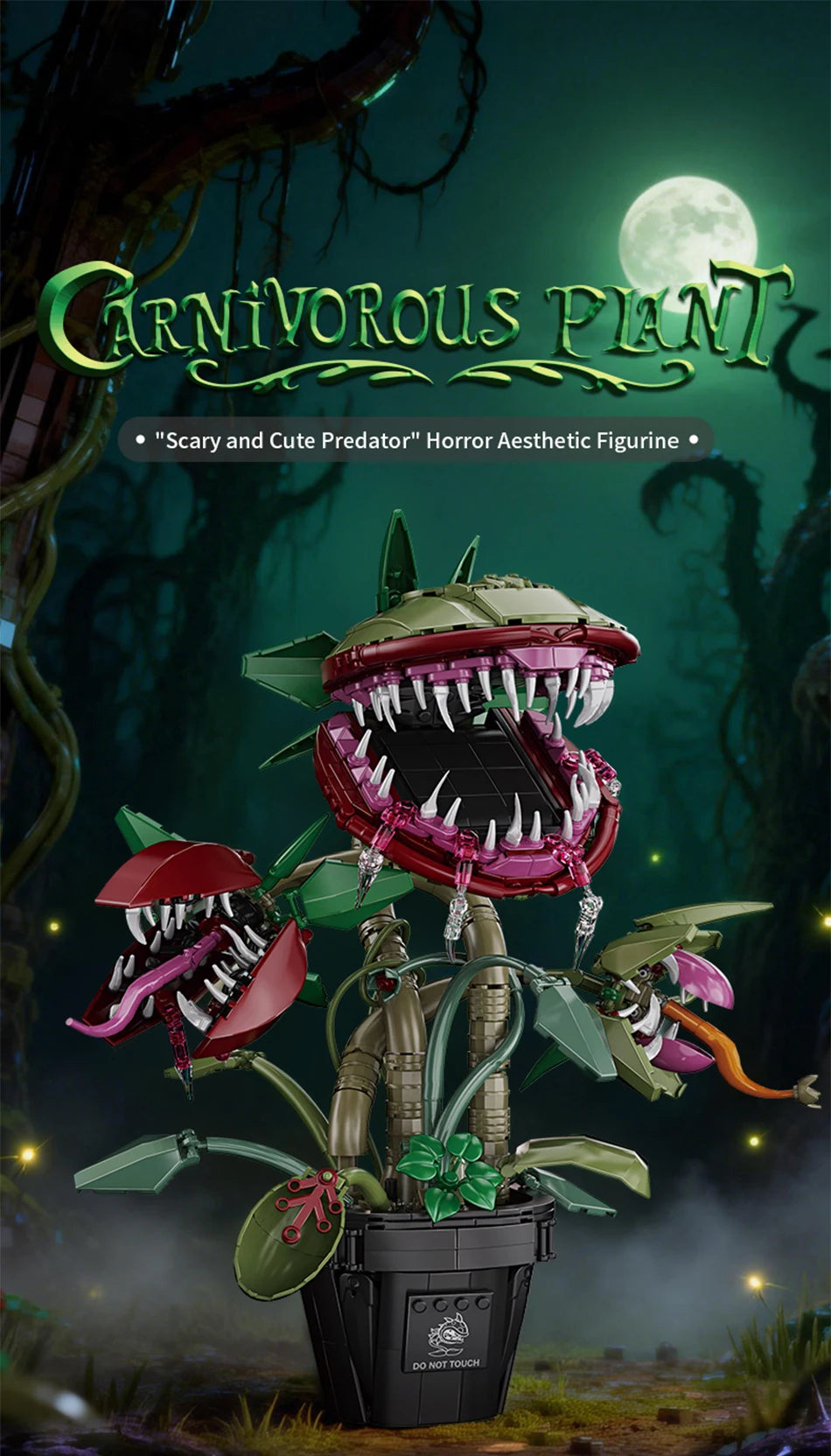 Carnivorous Plant Building Block Set – Horror Monster Display Model