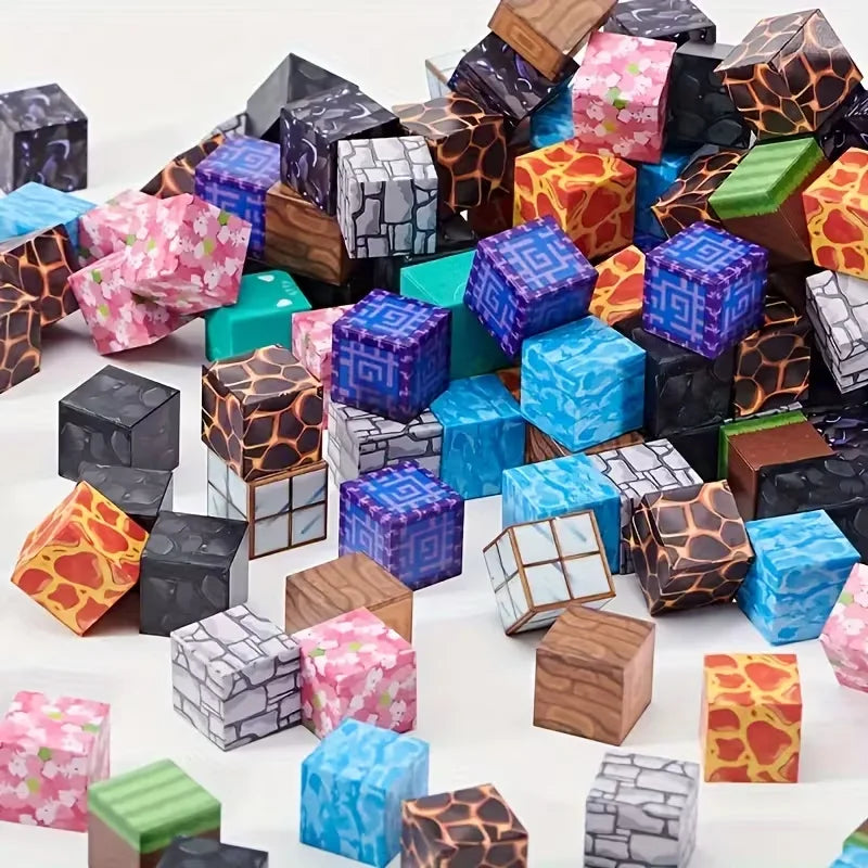 Magnetic Building Blocks Set – Creative STEM Construction Cubes