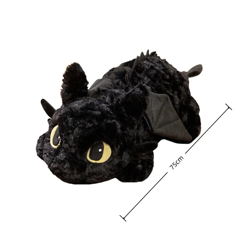 Dragon Plush Toy – Cute Toothless Inspired Soft Dragon Pillow
