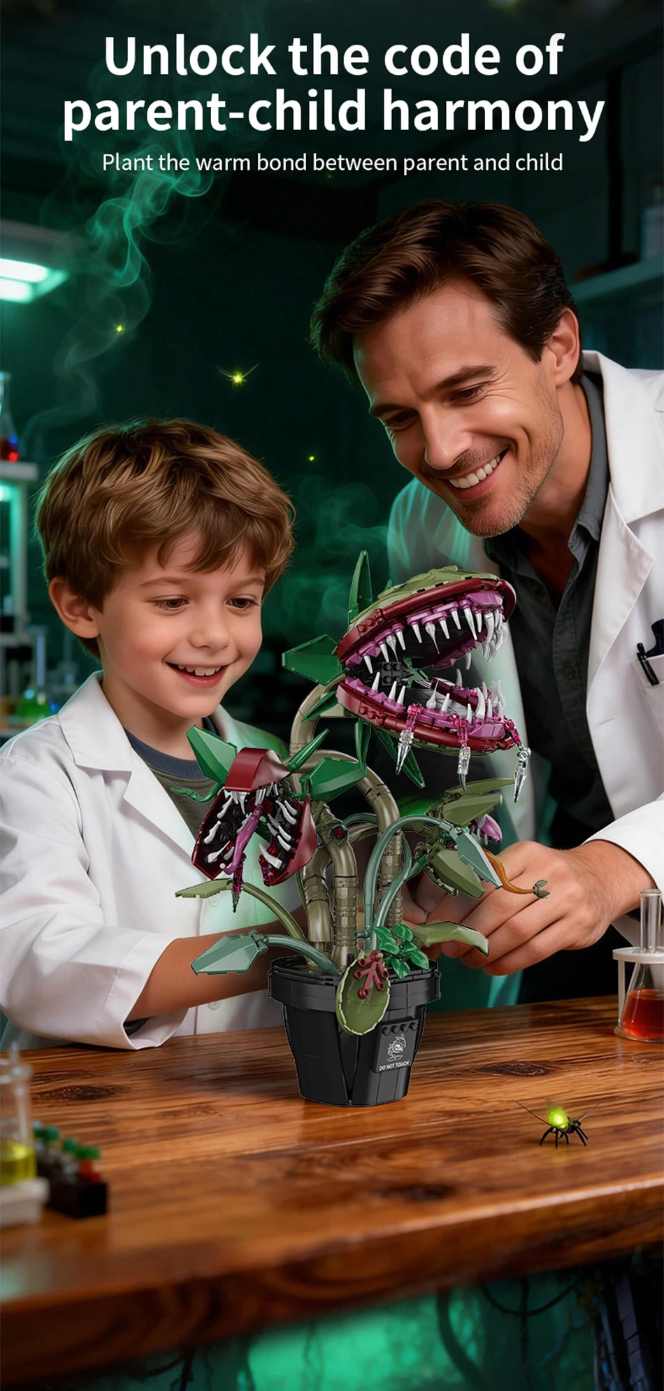 Carnivorous Plant Building Block Set – Horror Monster Display Model