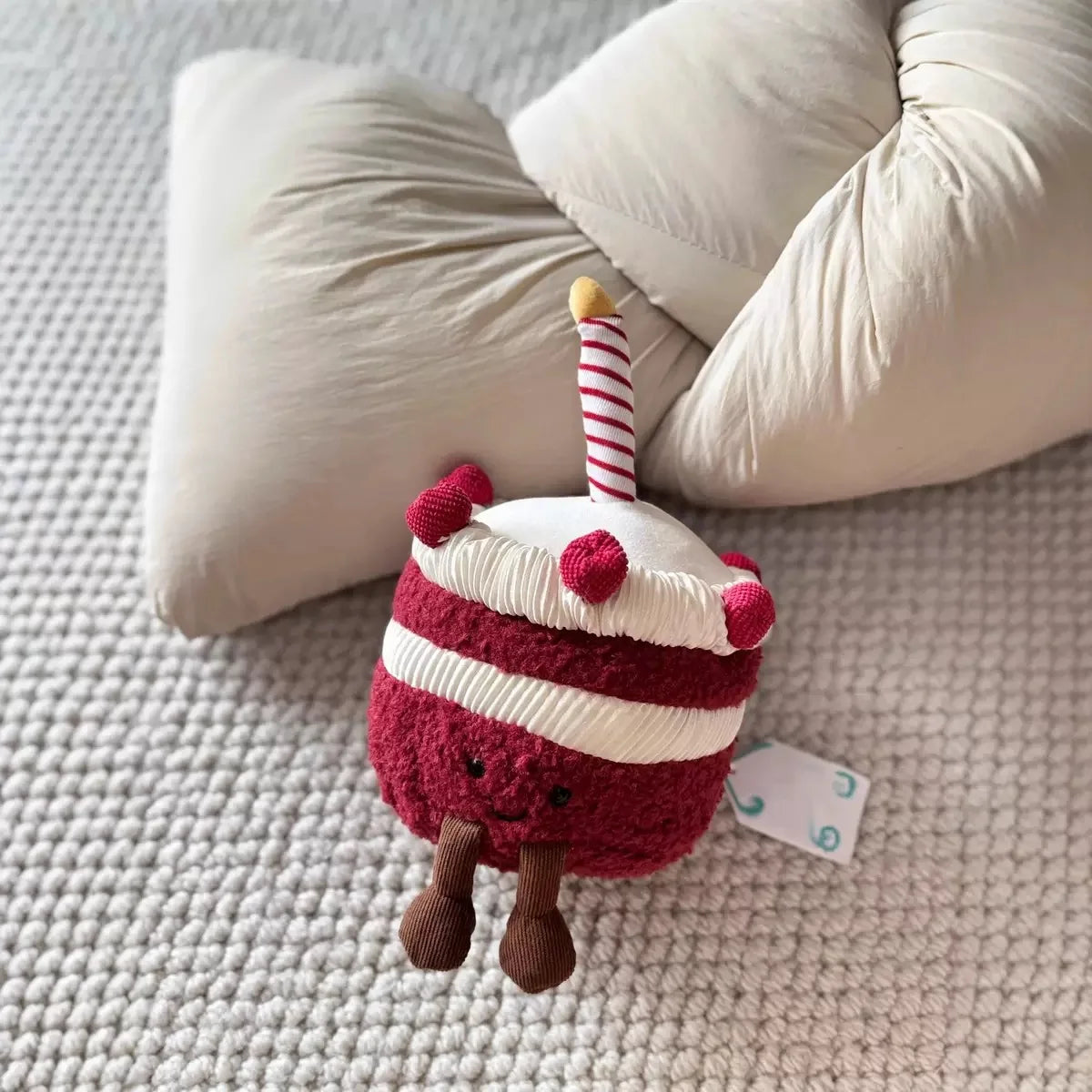 Cute Cake Plush Toy – Soft Dessert Stuffed Animal