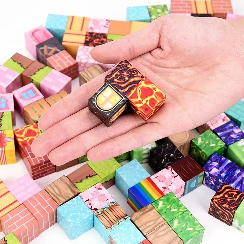 Magnetic Building Blocks Set – Creative STEM Construction Cubes