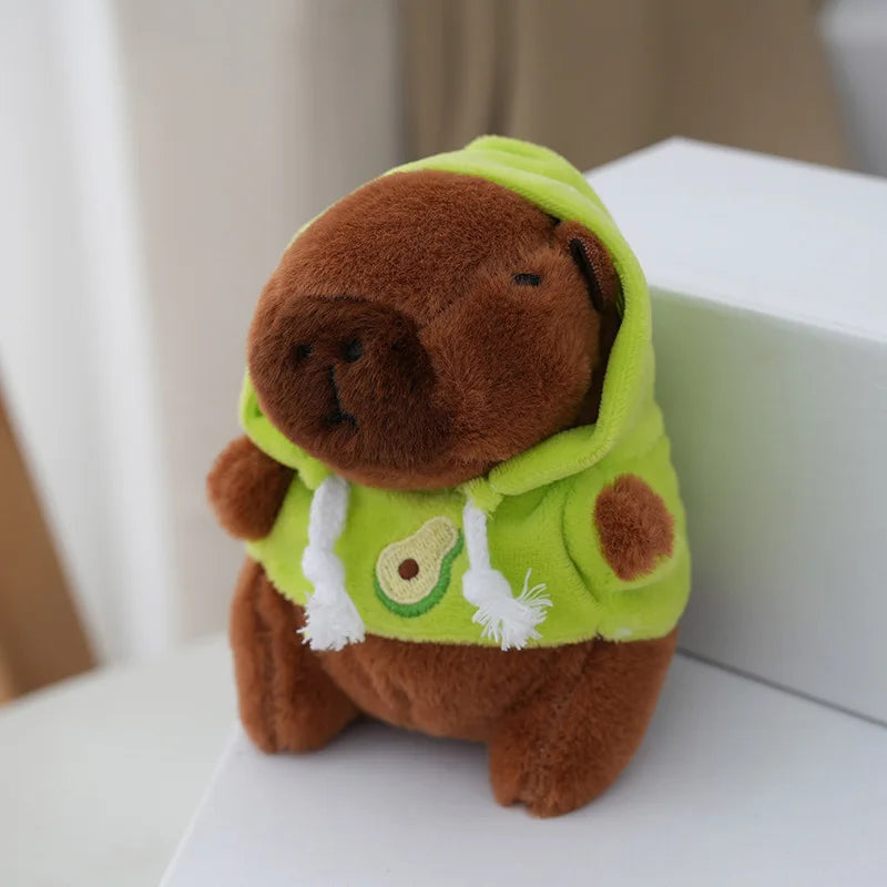 Cute Capybara Plush Keychain