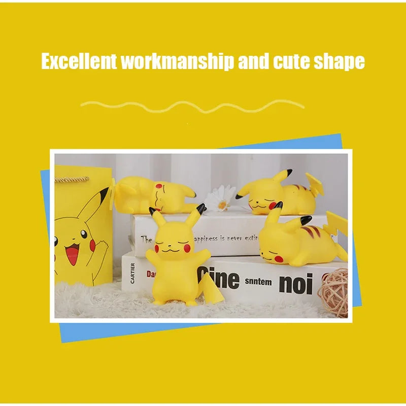 Pikachu Touch Night Light – Cute Pokémon LED Bedside Lamp