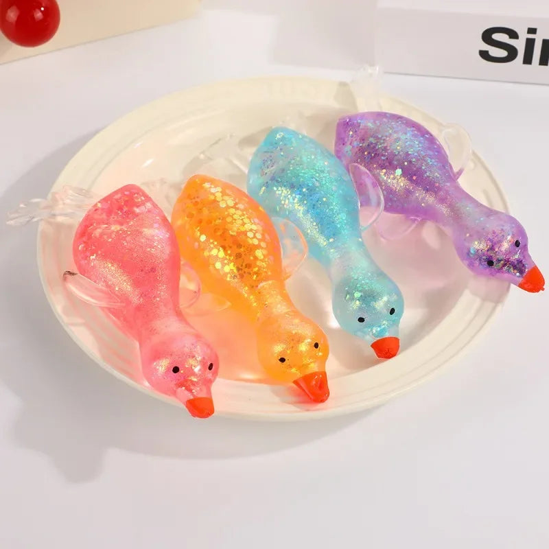 Cute Squeeze Duck Plush – Soft Stress Relief Sensory Toy |