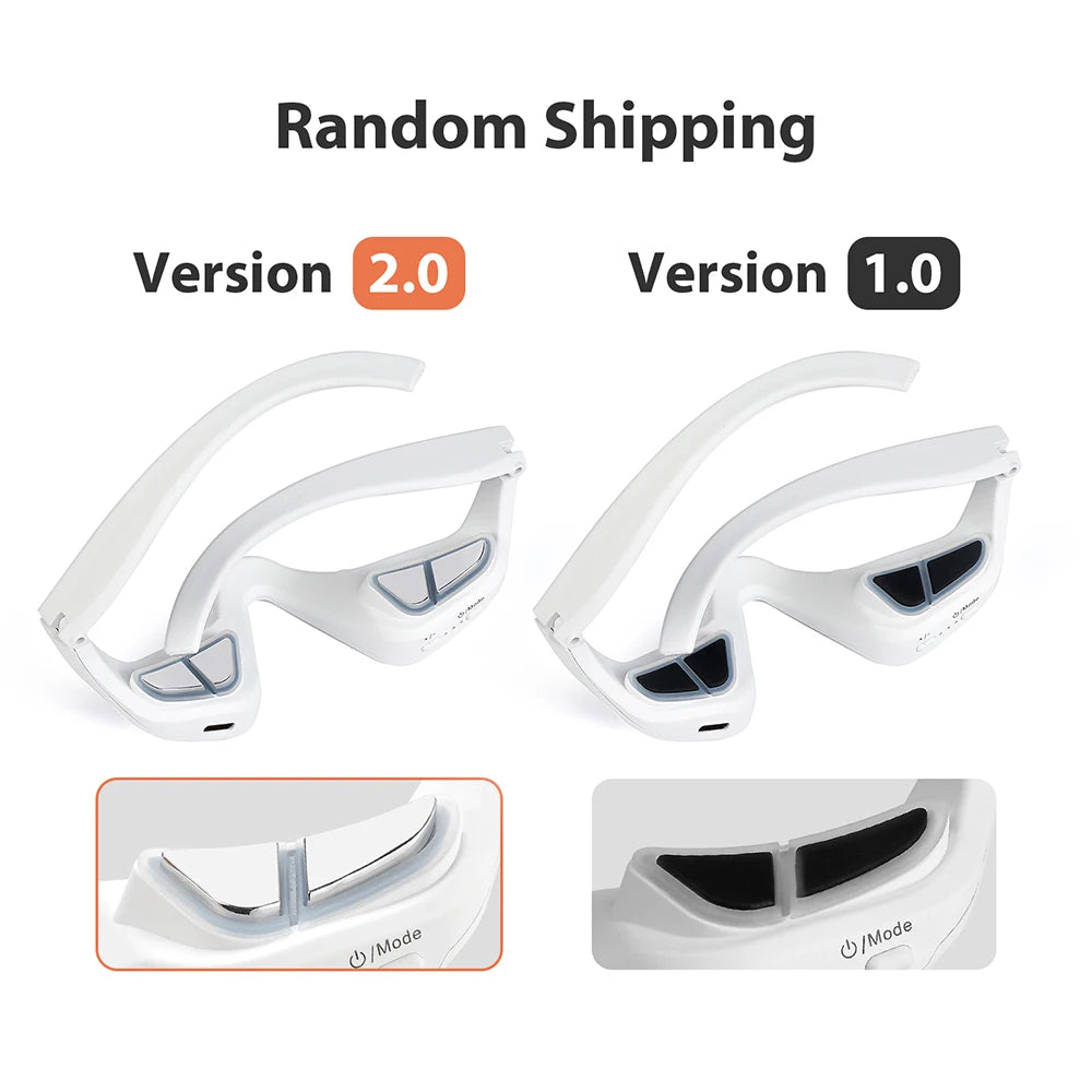 ORFAOM LED Eye Therapy Massager – Red Light Relax & De-Puff Device