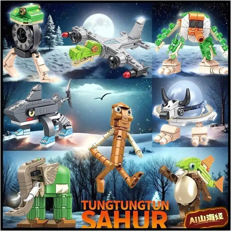 Italian Brainrot Building Blocks – Collectible Character Figures  Перевод
