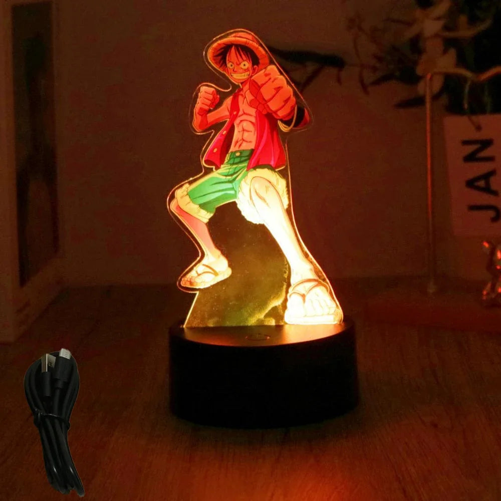 One Piece 3D LED Anime Night Light