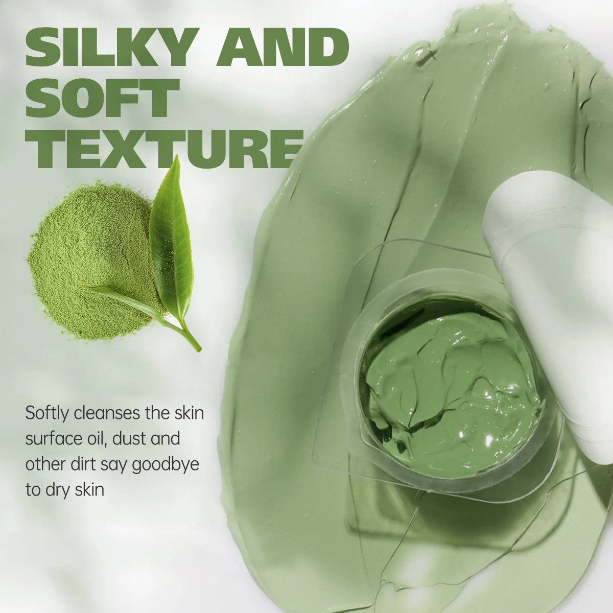 ORFAOM Matcha Clay Face Mask – Deep Cleansing & Oil Control