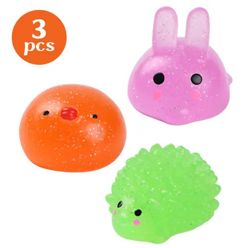 Glow Animal Squishy Toy – Cute Sensory Stress Relief Fidget