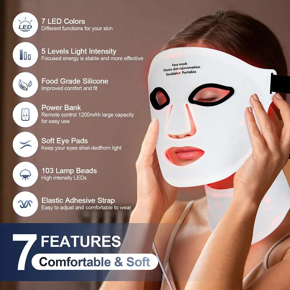 ORFAOM LED Therapy Face Mask