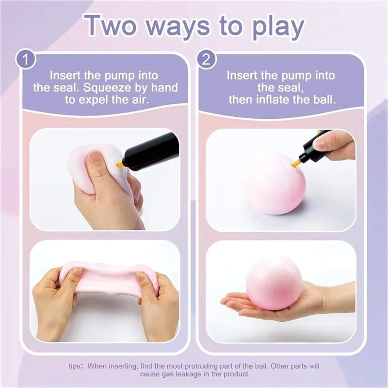 Vacuum Squishy Stress Ball – Soft Sensory Squeeze Fidget Toy