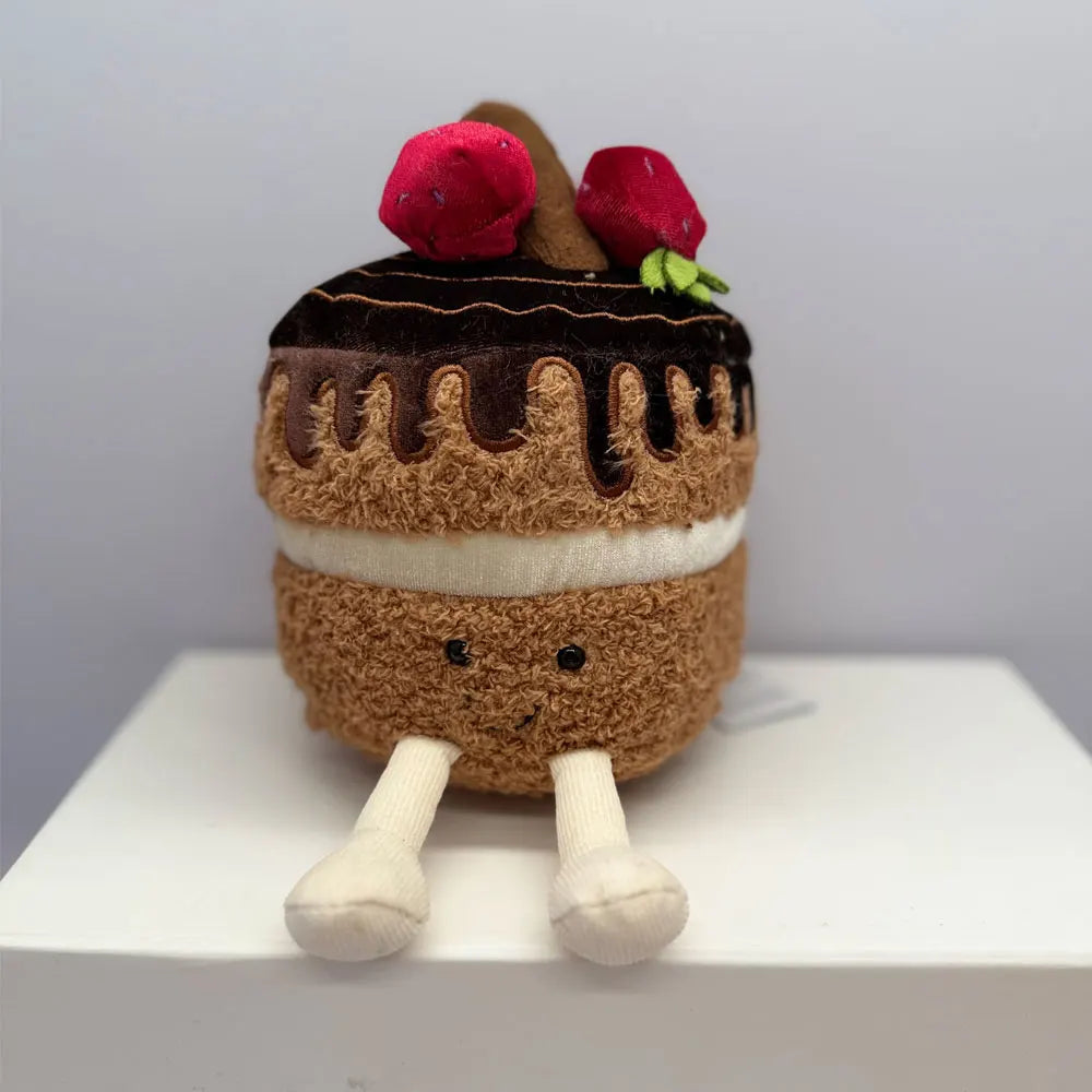 Cute Cake Plush Toy – Soft Dessert Stuffed Animal