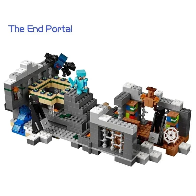 Minecraft Underground Village Building Blocks Set – Creative Adventure Construction Toy