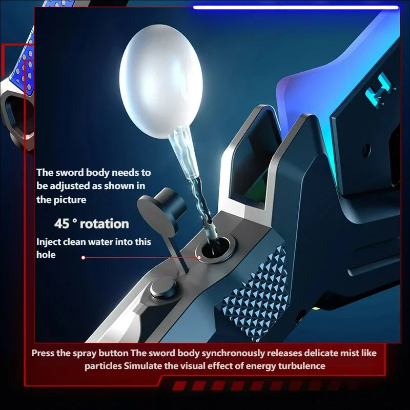 RGB LED Toy Axe – Light-Up Fantasy Battle Axe for Kids & Cosplay