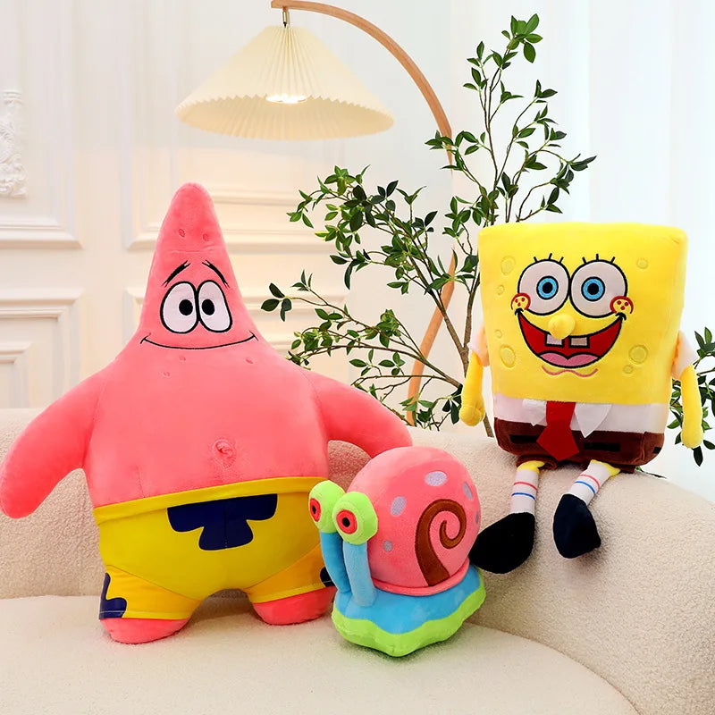 SpongeBob SquarePants Plush Toys – SpongeBob, Patrick Star & Gary