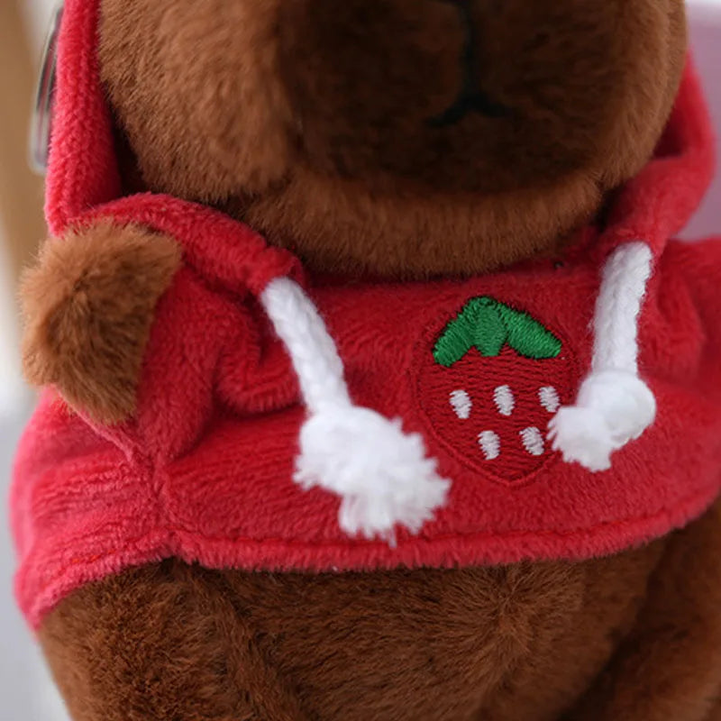 Cute Capybara Plush Keychain