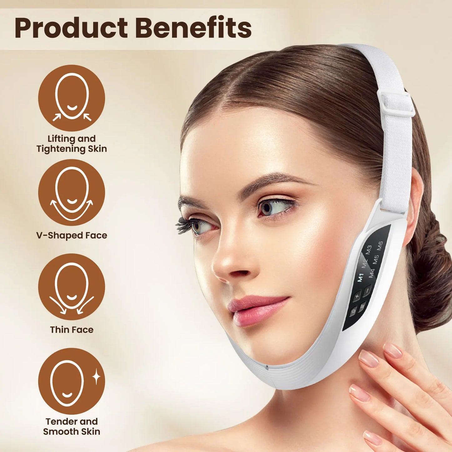 ORFAOM V-Shape EMS Facial Lifting Device