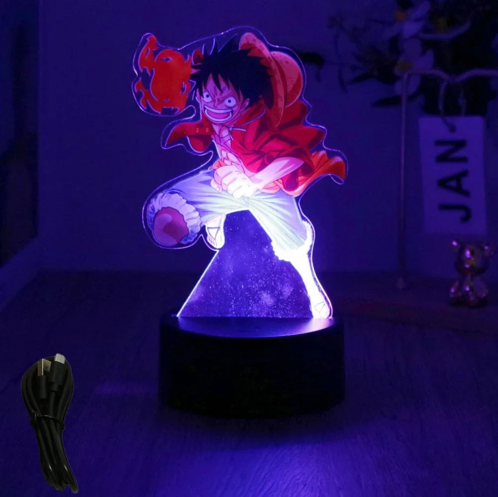 One Piece 3D LED Anime Night Light