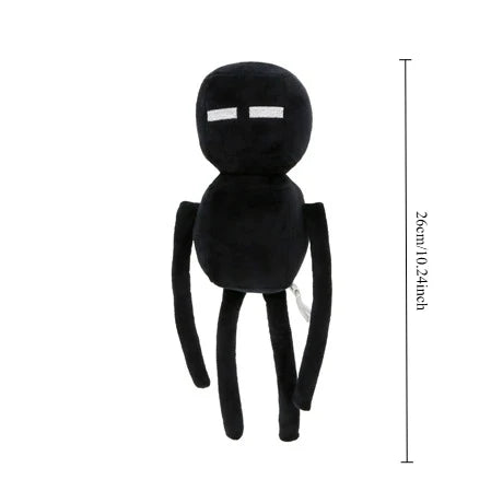 Minecraft Enderman Plush Toy – Soft Stuffed Figure 26 cm ⭐