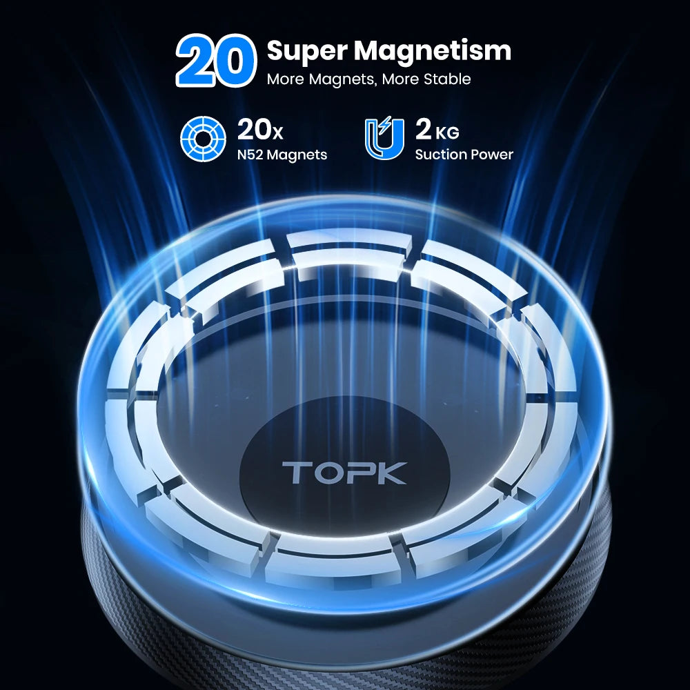 MagSafe Magnetic Car Phone Mount – 360° Air Vent Holder