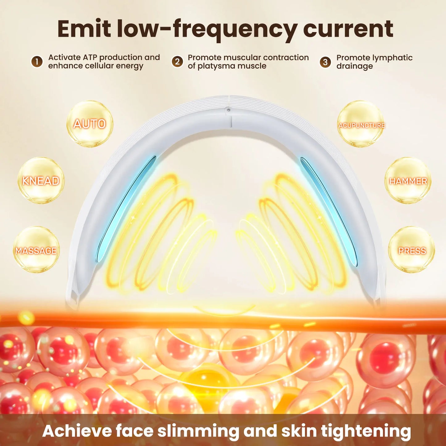 ORFAOM V-Shape EMS Facial Lifting Device