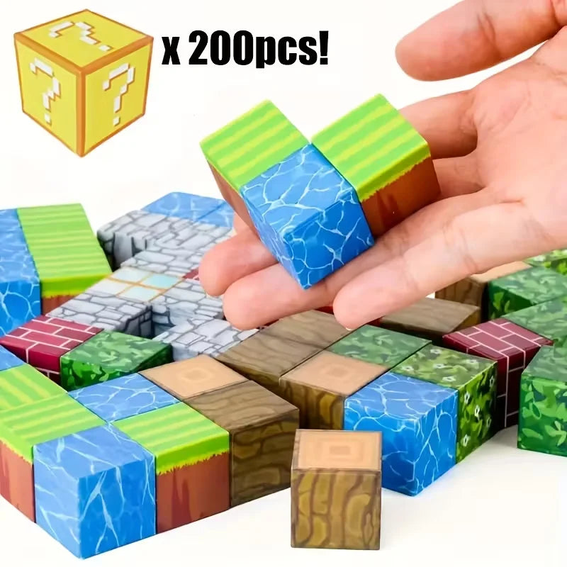 Magnetic Building Blocks Set – Creative STEM Construction Cubes