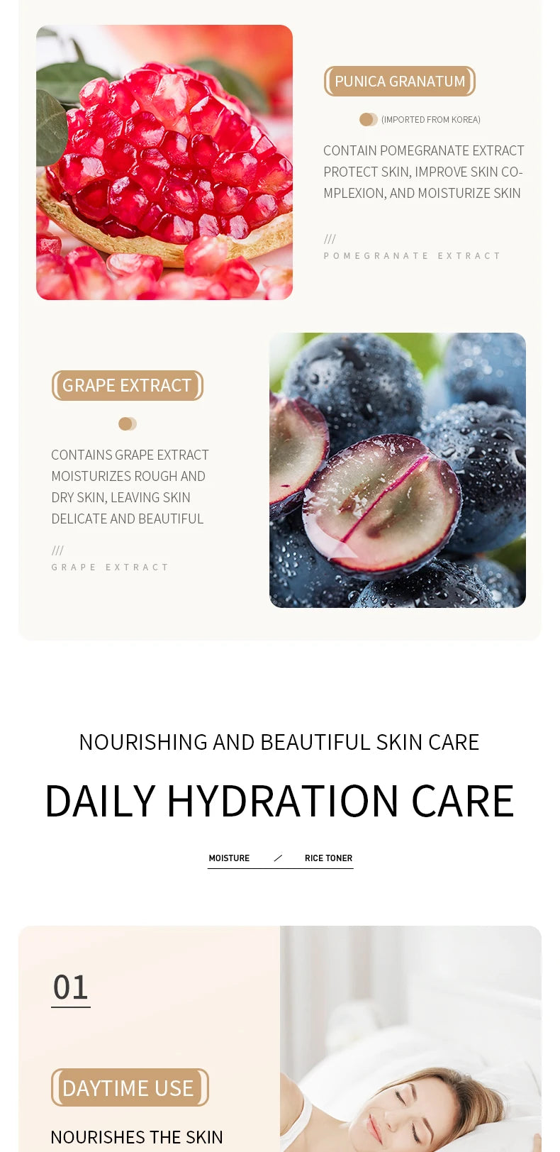 ORFAOM BIOAQUA Rice Raw Pulp Hydrating Toner – Korean Moisturizing Facial Toner