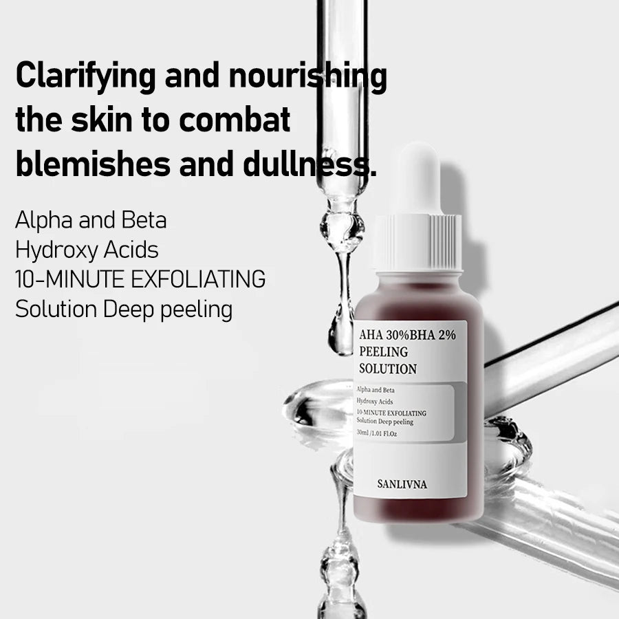 ORFAOM AHA 30% + BHA 2% Peeling Solution for Radiant Skin